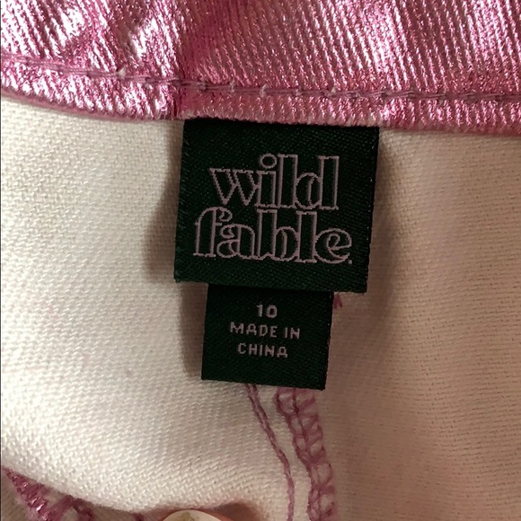 Metallic Pink mini skirt size 10 - Picture 4 of 4